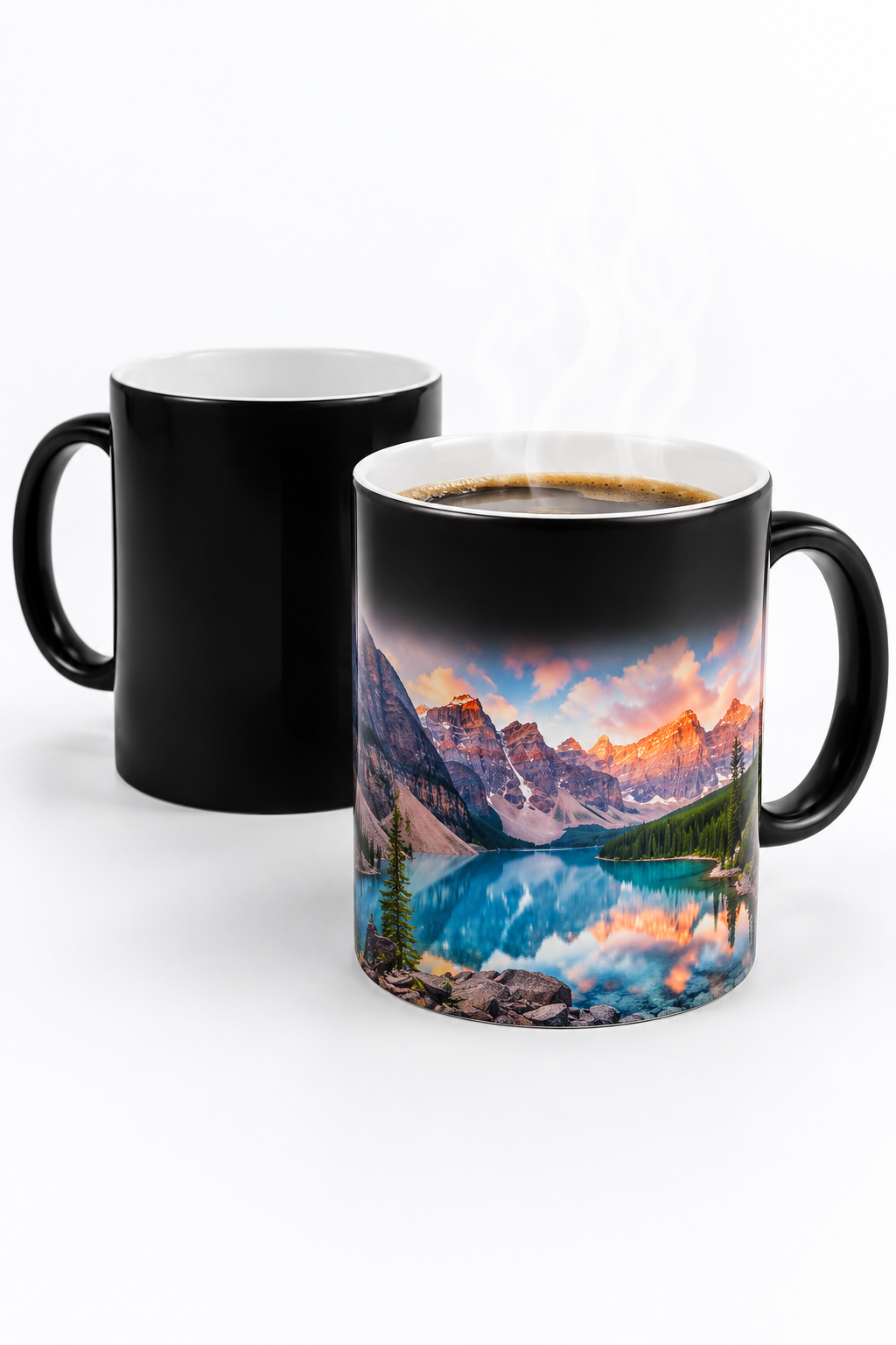Colour Change Sublimation Mug — Black
