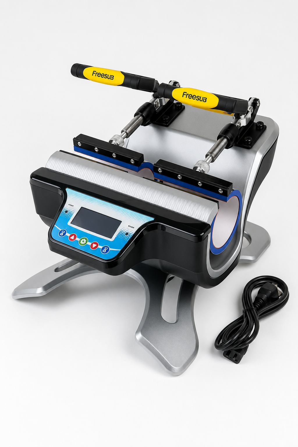 Double mug heat press machine for sublimation printing